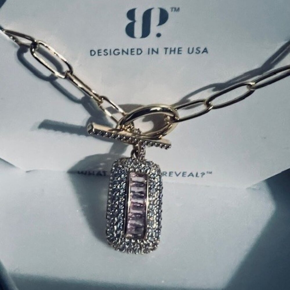 BOMB PARTY ROSE QUARTZ NECKLACE